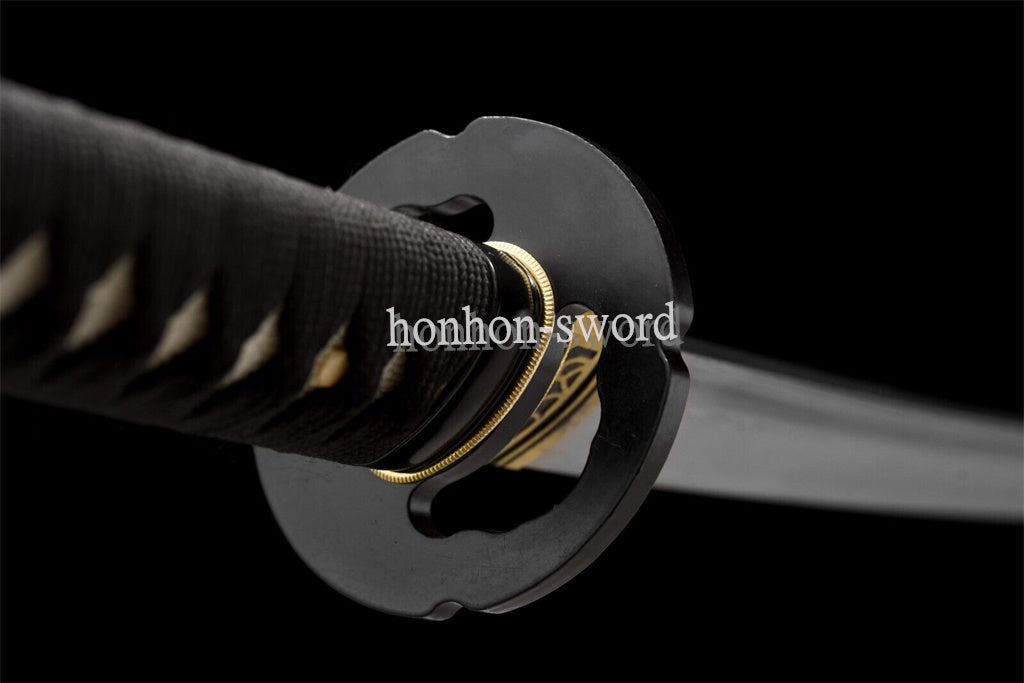 51" Long Damascus Folded Steel Japanese Nodachi Katana Samurai Sword Hand Forge