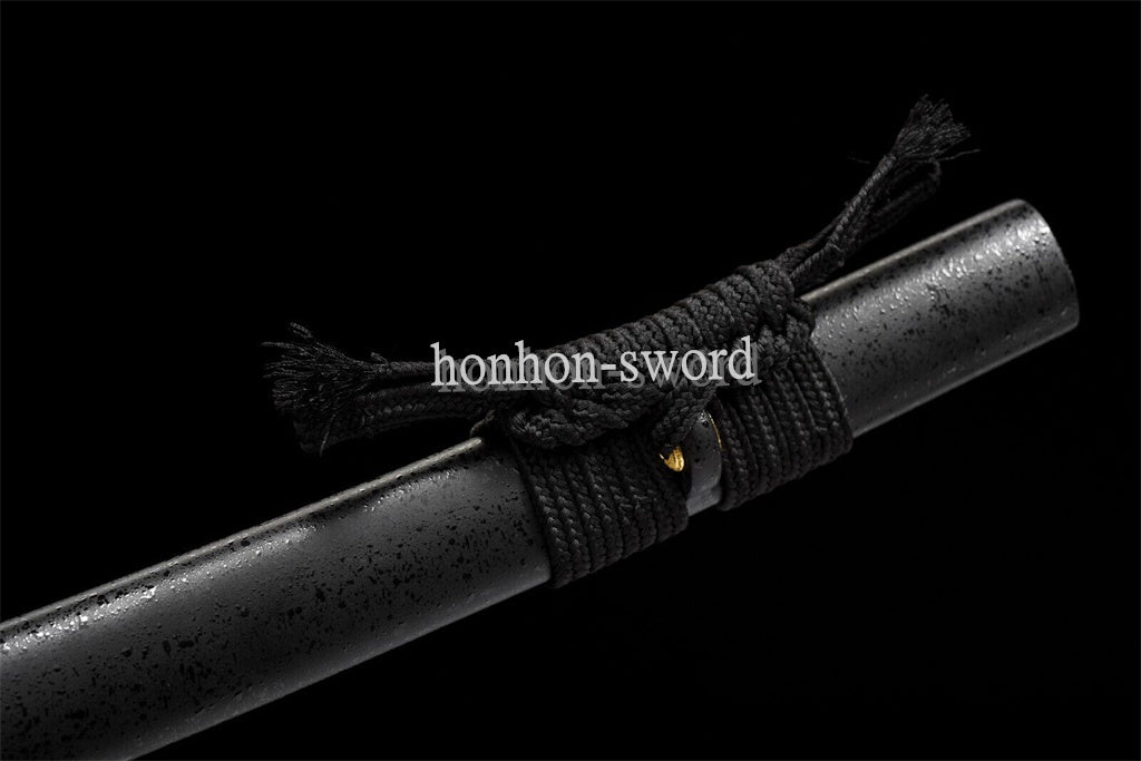 51" Long Damascus Folded Steel Japanese Nodachi Katana Samurai Sword Hand Forge