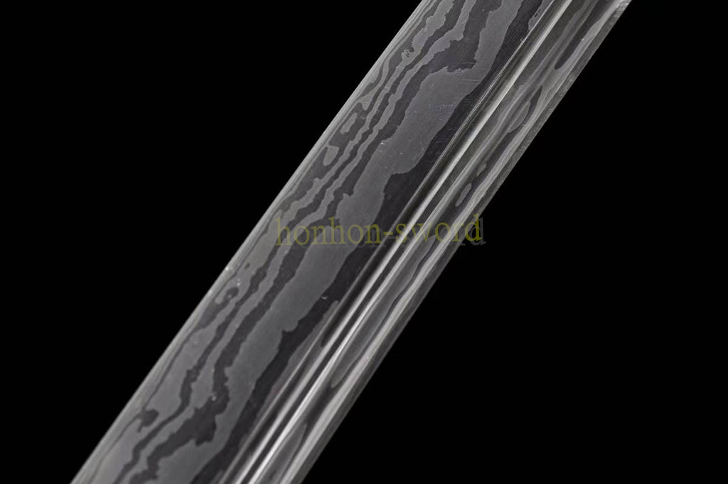 31 inch Damascus Folded Steel Ming Dynasty Dao 绣春刀 Chinese Broad Sword Sharp