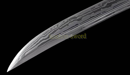 31 inch Damascus Folded Steel Ming Dynasty Dao 绣春刀 Chinese Broad Sword Sharp
