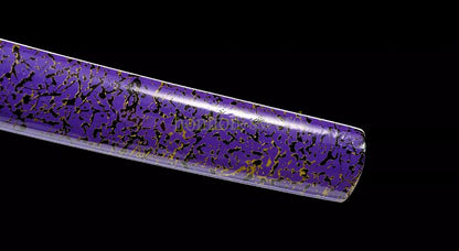 Katana à lame bleue en acier à haute teneur en carbone 1095, épée de samouraï japonais, épée complète noire 