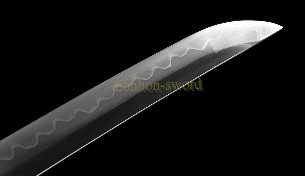 Katana à lame bleue en acier à haute teneur en carbone 1095, épée de samouraï japonais, épée complète noire 