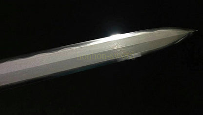 Katana à lame bleue en acier à haute teneur en carbone 1095, épée de samouraï japonais, épée complète noire 