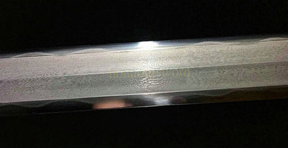 Katana à lame bleue en acier à haute teneur en carbone 1095, épée de samouraï japonais, épée complète noire 