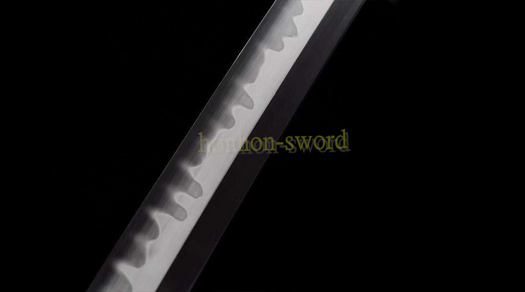 T10 Steel Clay Tempered Shirasaya Real Yokote Japanese Samurai Sword Battle Ready
