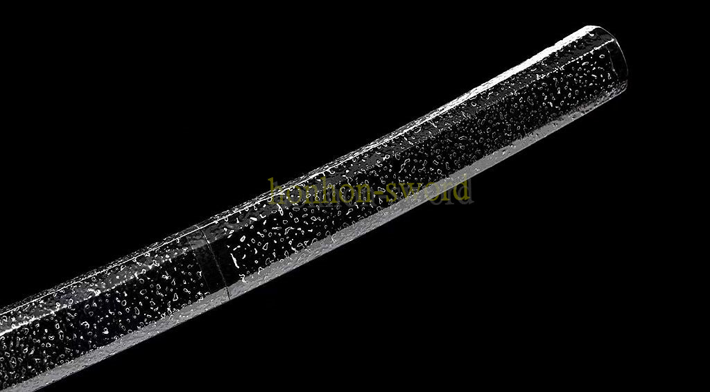 T10 Steel Clay Tempered Shirasaya Real Yokote Japanese Samurai Sword Battle Ready