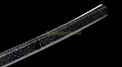 T10 Steel Clay Tempered Shirasaya Real Yokote Japanese Samurai Sword Battle Ready
