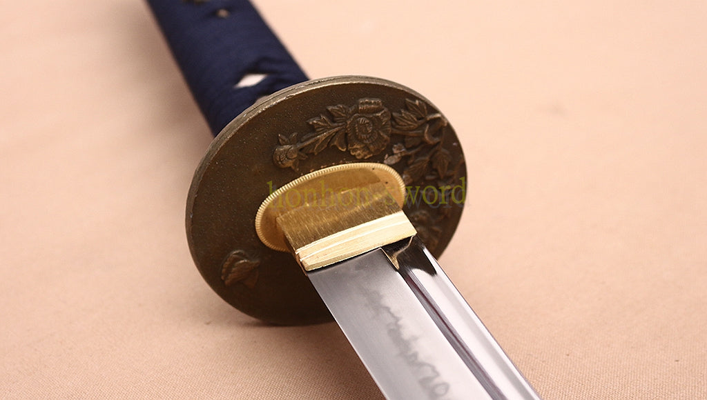 T10 Clay Tempered Katana Hand Polishing Choji Hamon Japanese Samurai Sword Ox Horn Saya
