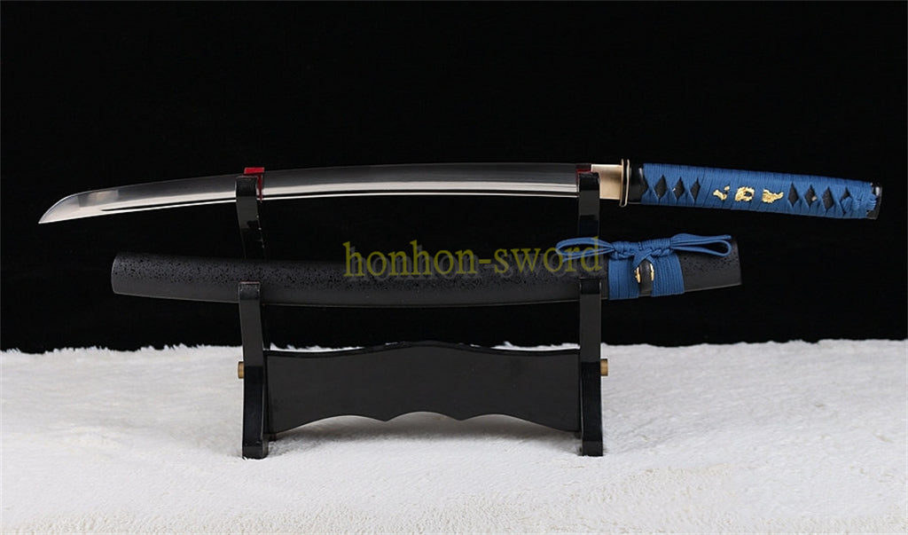 9260 Spring Steel Wakizashi Japanese Samurai Sword Sharp for Battle