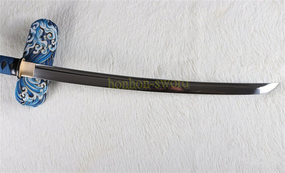 9260 Spring Steel Wakizashi Japanese Samurai Sword Sharp for Battle