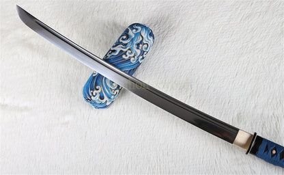 9260 Spring Steel Wakizashi Japanese Samurai Sword Sharp for Battle