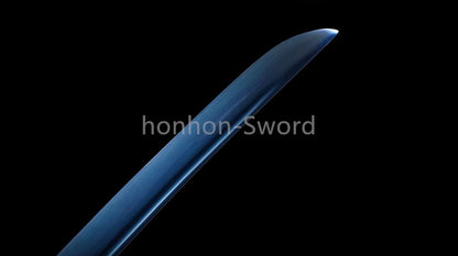 9260 Spring Steel Japanese Katana High Quality Blue Blade Samurai Sword Sharp Full Tang Functional