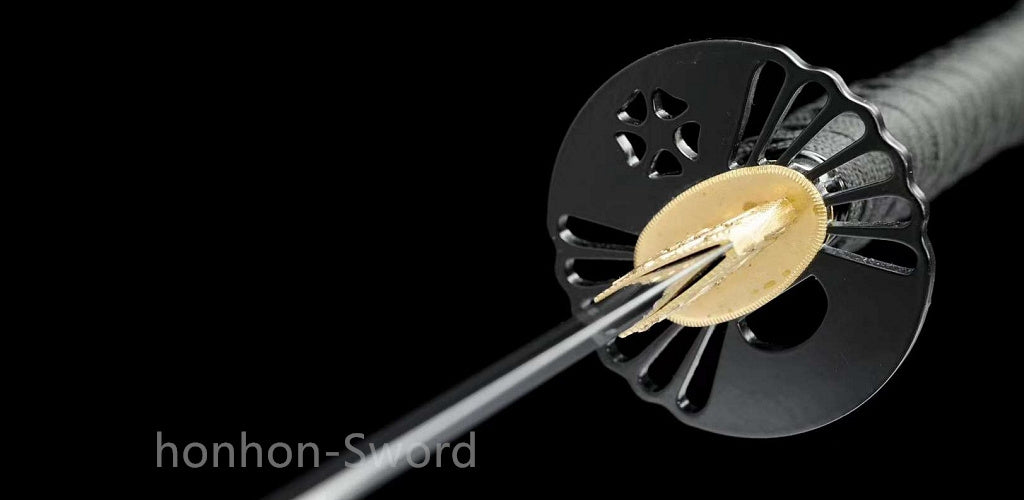 Épée Nagamaki en acier à ressort, véritable épée de samouraï japonaise, forgée à la main pour la bataille, noire, 9260 