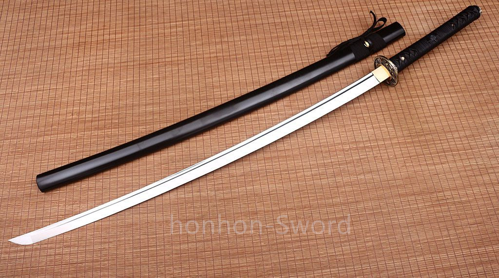 9260 Spring Steel Japanese Katana 26inch Nodachi Samurai Sword Sharp Full Tang Functional
