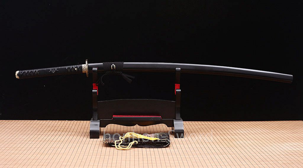 9260 Spring Steel Japanese Katana 26inch Nodachi Samurai Sword Sharp Full Tang Functional