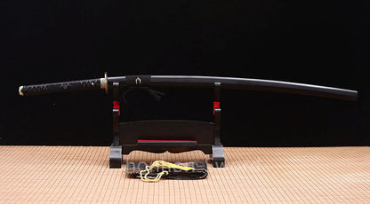 9260 Spring Steel Japanese Katana 26inch Nodachi Samurai Sword Sharp Full Tang Functional