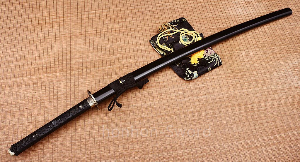 9260 Spring Steel Japanese Katana 26inch Nodachi Samurai Sword Sharp Full Tang Functional