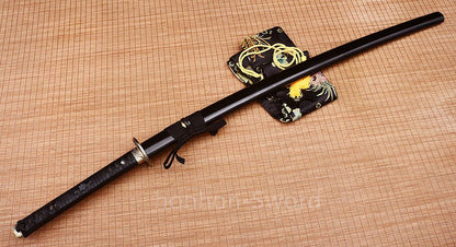 9260 Spring Steel Japanese Katana 26inch Nodachi Samurai Sword Sharp Full Tang Functional