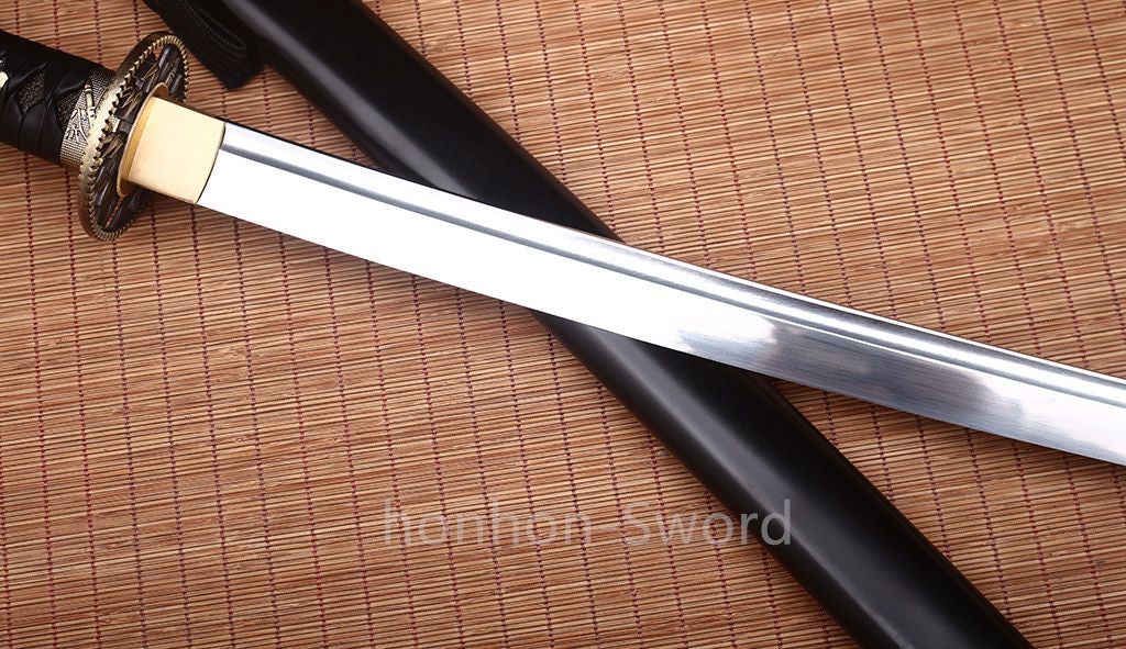 9260 Spring Steel Japanese Katana 26inch Nodachi Samurai Sword Sharp Full Tang Functional