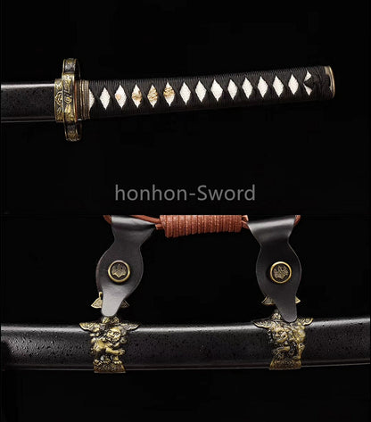 High Quality 9260 Spring Steel Japanese Tachi With Bohi Sword Sharp Full Tang