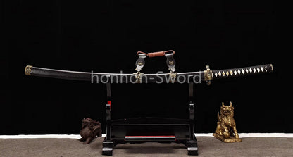 High Quality 9260 Spring Steel Japanese Tachi With Bohi Sword Sharp Full Tang