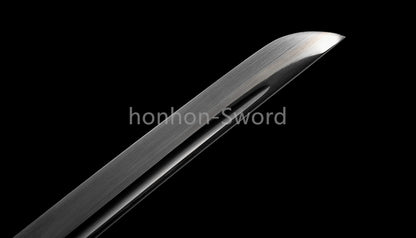 High Quality 9260 Spring Steel Japanese Katana Black Blade Samurai Sword Sharp
