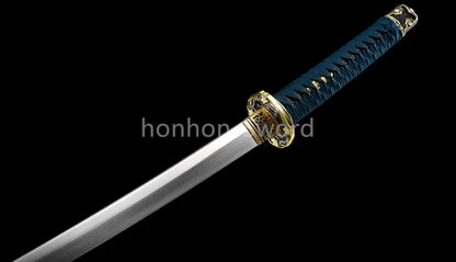 High Quality 9260 Spring Steel Japanese Tachi Full Tang Samurai Sword Real Sharp