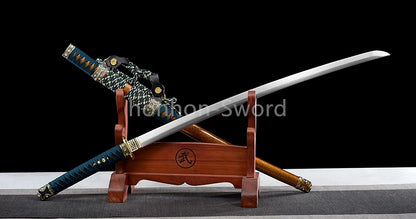 High Quality 9260 Spring Steel Japanese Tachi Full Tang Samurai Sword Real Sharp