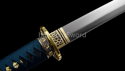 High Quality 9260 Spring Steel Japanese Tachi Full Tang Samurai Sword Real Sharp
