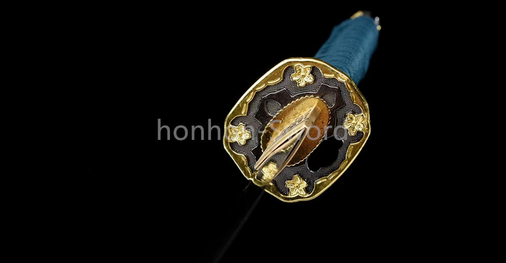 High Quality 9260 Spring Steel Japanese Tachi Full Tang Samurai Sword Real Sharp