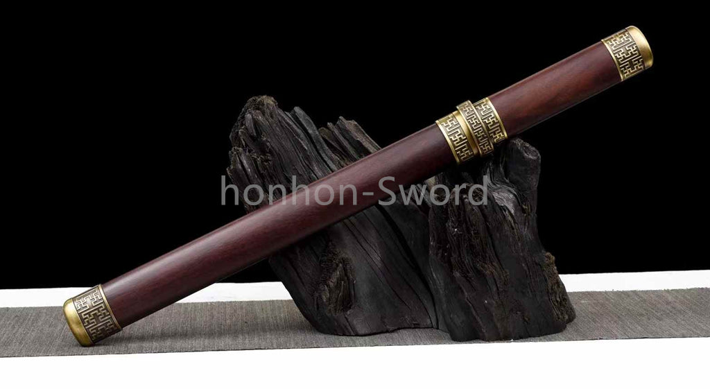 9260 Spring Steel Chinese Tang Dao 唐刀 Short Dao Sword Full Tang KAMASU-Kissaki