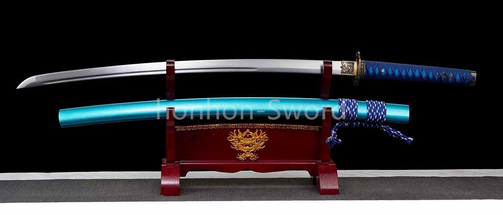 9260 Spring Steel Japanese Katana Mirror Polish Samurai Sword Full Tang Sharp