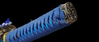 9260 Spring Steel Japanese Katana Mirror Polish Samurai Sword Full Tang Sharp