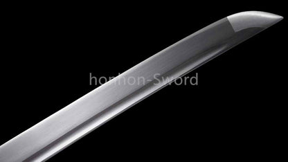 9260 Spring Steel Japanese Katana Mirror Polish Samurai Sword Full Tang Sharp