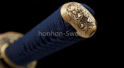 9260 Spring Steel Japanese Katana Mirror Polish Samurai Sword Full Tang Sharp