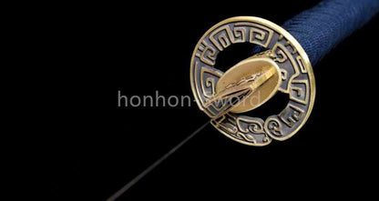 9260 Spring Steel Japanese Katana Mirror Polish Samurai Sword Full Tang Sharp