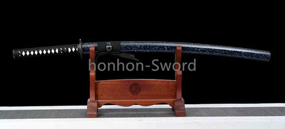 9260 Spring Steel Japanese Katana Samurai Sword Full Tang Budget Sword Blue