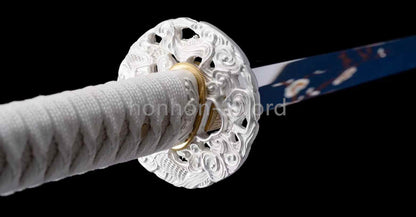 Mirror Polish 9260 Spring Steel Japanese Chokuto Katana Samurai Sword Full Tang