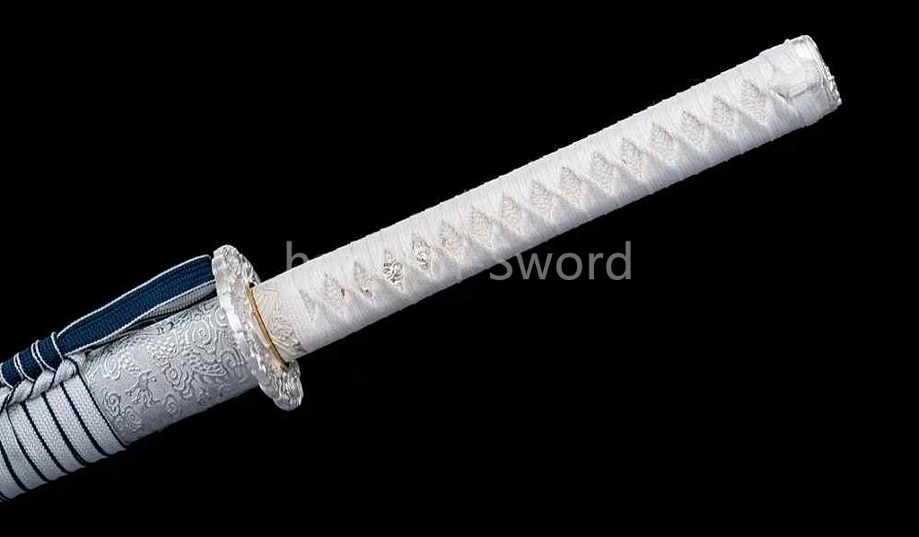 Mirror Polish 9260 Spring Steel Japanese Chokuto Katana Samurai Sword Full Tang