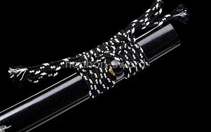 9260 Spring Steel Japanese Katana Samurai Sword Full Tang Budget Sword Black