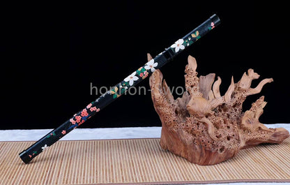 9260 Spring Steel Chinese Tang Dao Sword Full Tang KAMASU-Kissaki for Display