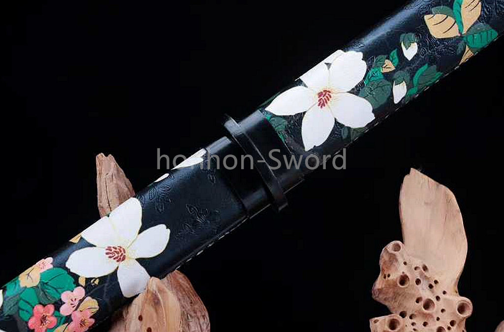 9260 Spring Steel Chinese Tang Dao Sword Full Tang KAMASU-Kissaki for Display