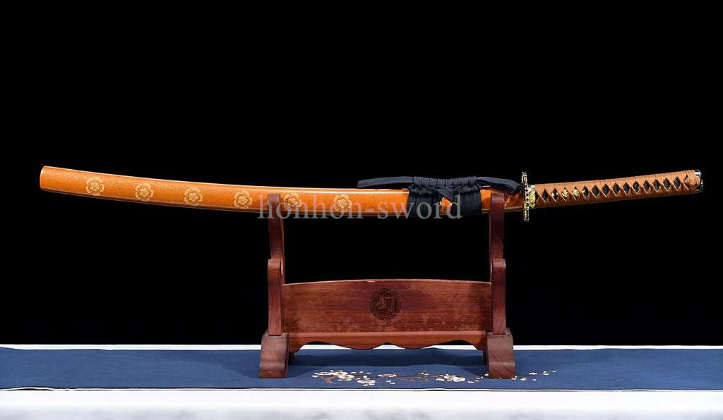 9260 Spring Steel Handmade Japanese Katana SHINOGI ZUKURI Samurai Sword Full Tang Sharp