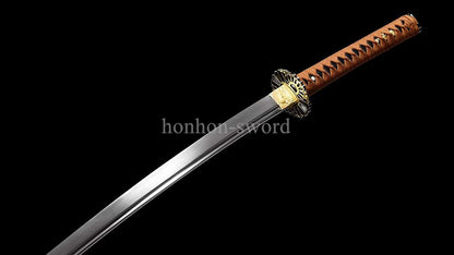 9260 Spring Steel Handmade Japanese Katana SHINOGI ZUKURI Samurai Sword Full Tang Sharp
