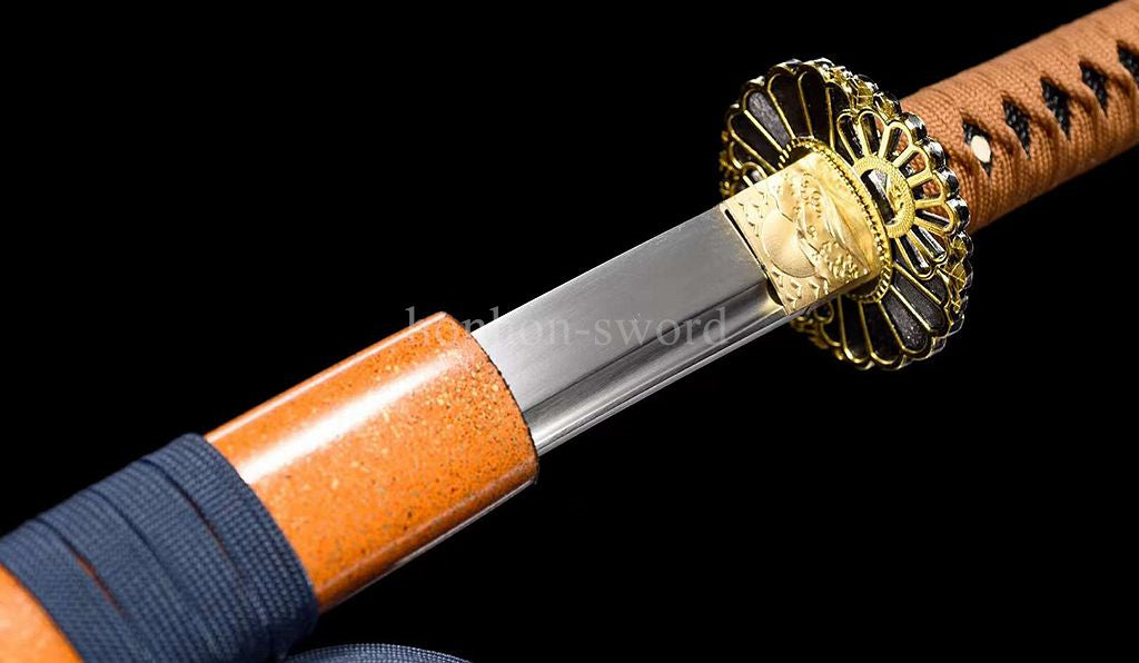 9260 Spring Steel Handmade Japanese Katana SHINOGI ZUKURI Samurai Sword Full Tang Sharp