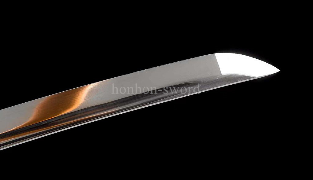 Japanese Katana 9260 Spring Steel Red Painting Sheath Samurai Sword Battle Ready