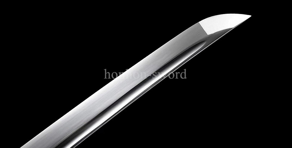 Handmade Japanese Wakizashi 9260 Spring Steel Samurai Sword Sharp Full Tang White