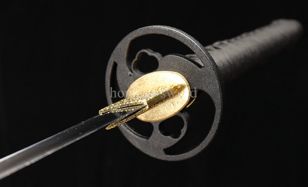 9260 Spring Steel Katana Japanese SHINOGI ZUKURI Samurai Sword Full Tang Sharp .