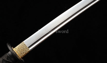 9260 Spring Steel Katana Japanese SHINOGI ZUKURI Samurai Sword Full Tang Sharp .