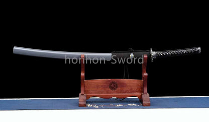 26inch Spring Steel 9260 Japanese Katana Samurai Sword Sharp Full Tang Alloy Tsuba Functional